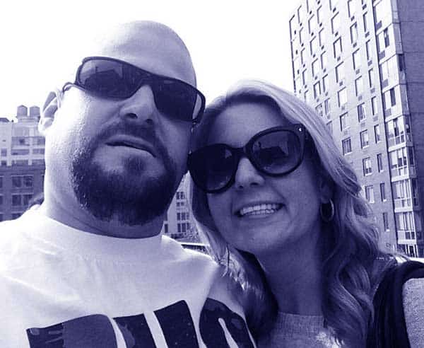 Image of Brandi Passante with her husband Jarrod Schulz