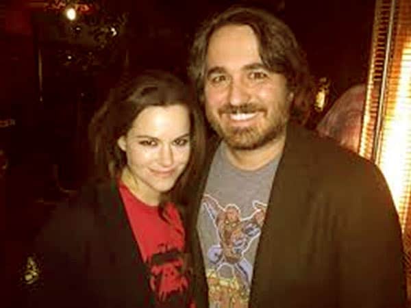Image of Brian Quinn with his ex-girlfriend Emily Amick