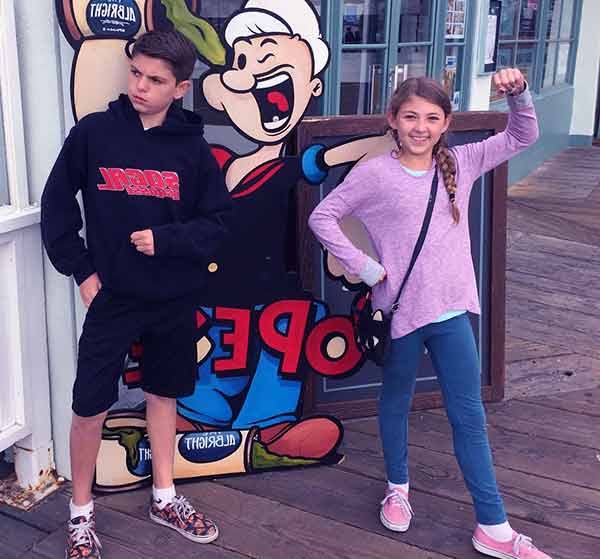 Image of Jarold Schulz kids Camren Schulz (son) and Payton Schulz (daughter)