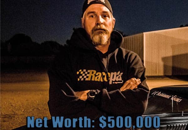 Image of Street Outlaws cast Jerry Johnston net worth is $500,000