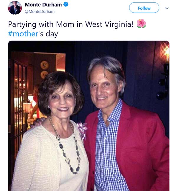 Image of Monte Durham with his mom Rose Beatrice