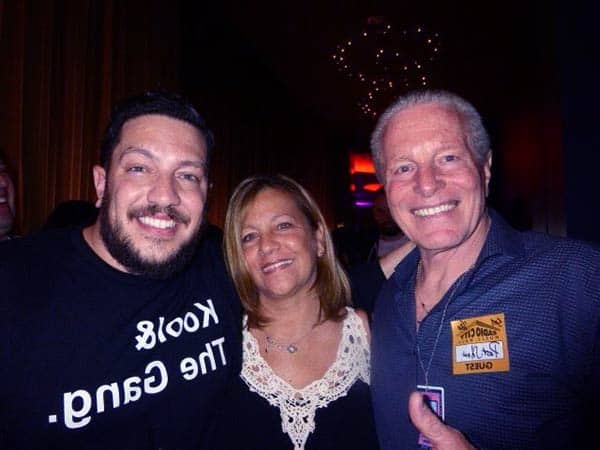 Image of Sal Vulcano with his parents at Radio City