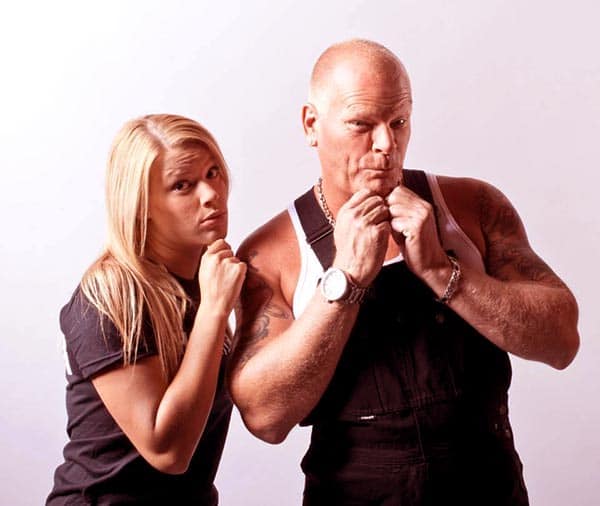 Image of Sherry Holmes with his father Mike Holmes