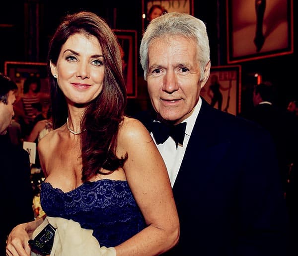 Image of Alex Trebek with his wife Jean Currivan