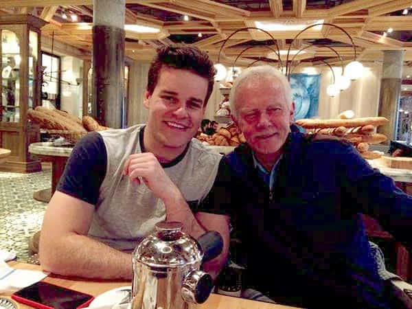 Image of Adam Wylde with his father Ken Lyfford