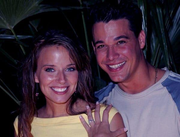 Image of Amber Brkich with her husband Rob Mariano