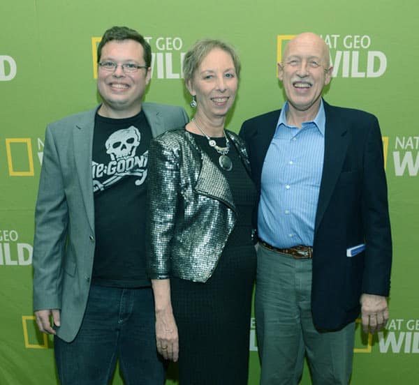 Image of Charles Pol with his parents Dr. Jan Pol and Diane Pol