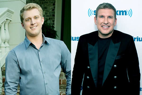 Image of Kyle Chrisley and father Todd Chrisley