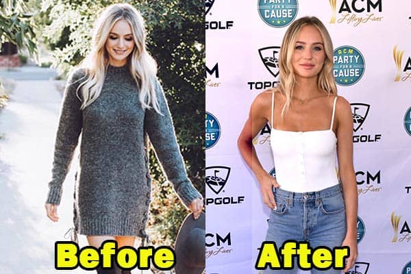 Image of Caption: TV Personality, Lauren Bushnell weight loss before and after