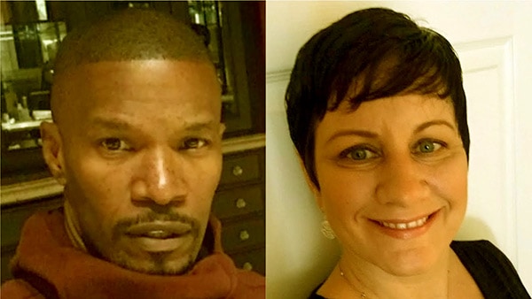 Image of Caption: Connie Kline and her ex-husband Jamie Foxx