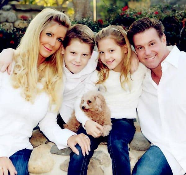 Image of Chip with wife Lynne along with their kids Brock and Katie