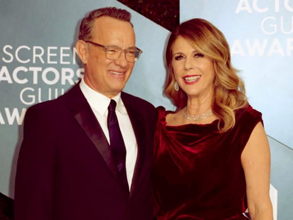 Image of Caption: Actor Tom Hanks and his wife tested positive for Corona Virus.