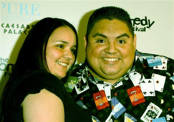 Image of Caption: Gabriel Iglesias with Claudia Valdez