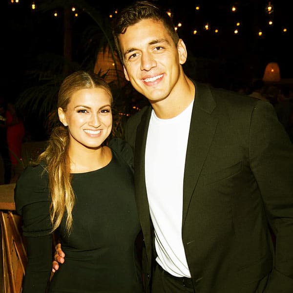 Image of Caption: Tori Kelly with her husband Andre Murillo