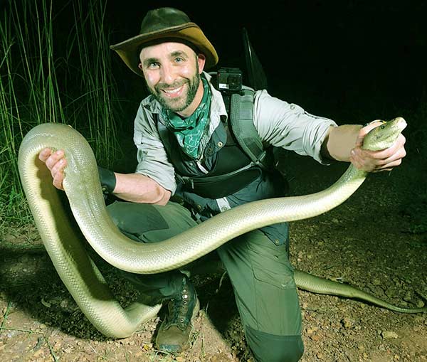 Image of Coyote Peterson from the TV show, Coyote Peterson: Brave the wild