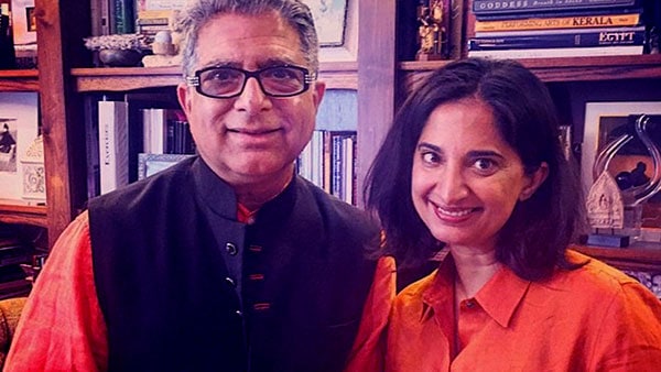 Deepak Chopra wife Rita Chopra and Kids (Daughter Mallika Chopra and ...