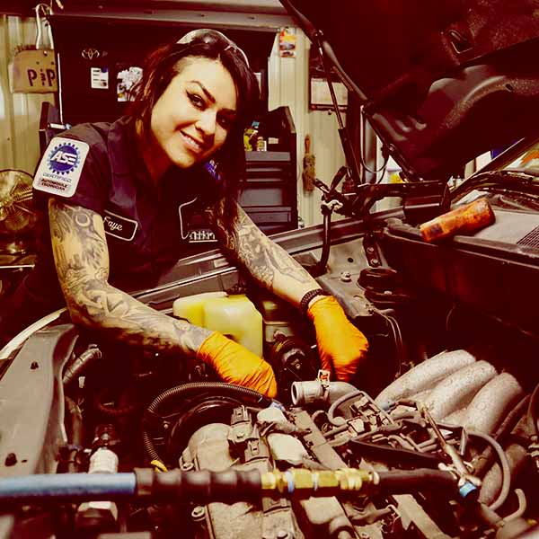 Image of Mechanic, Faye Hadley