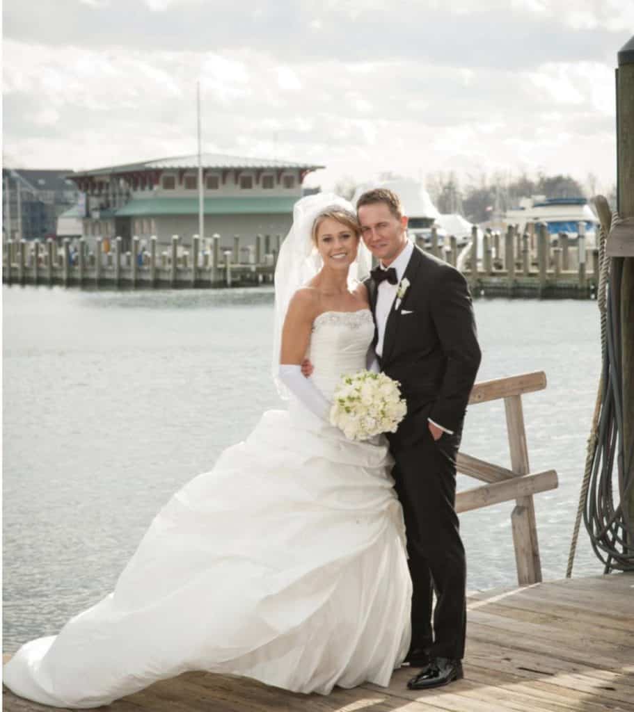 image of Marnie Oursler and husband Dave Canning wedding