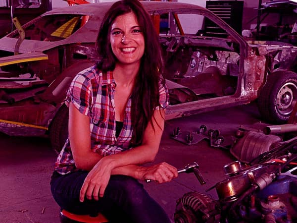 Image of ll Girls Garage Cast Rachel DeBarros.