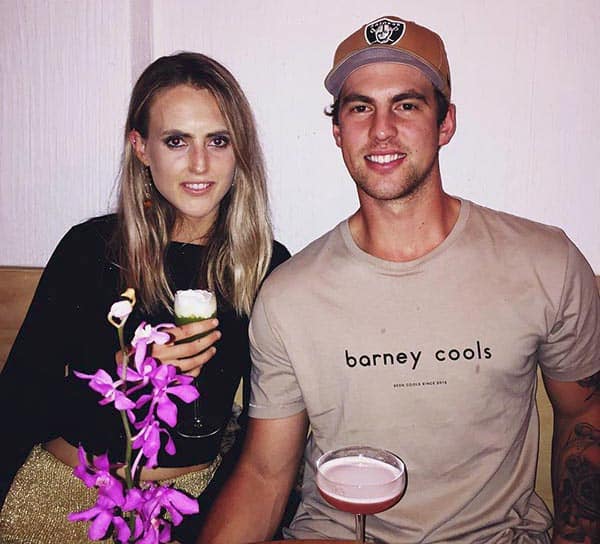 Image of Taylor Mahoney with her boyfriend Jack Lathey