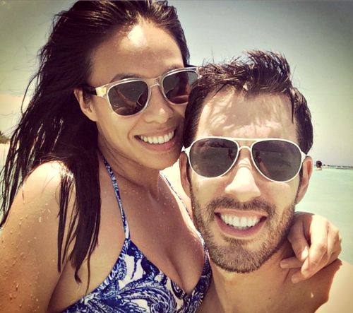 Image of Linda Phan and husband Drew Scott